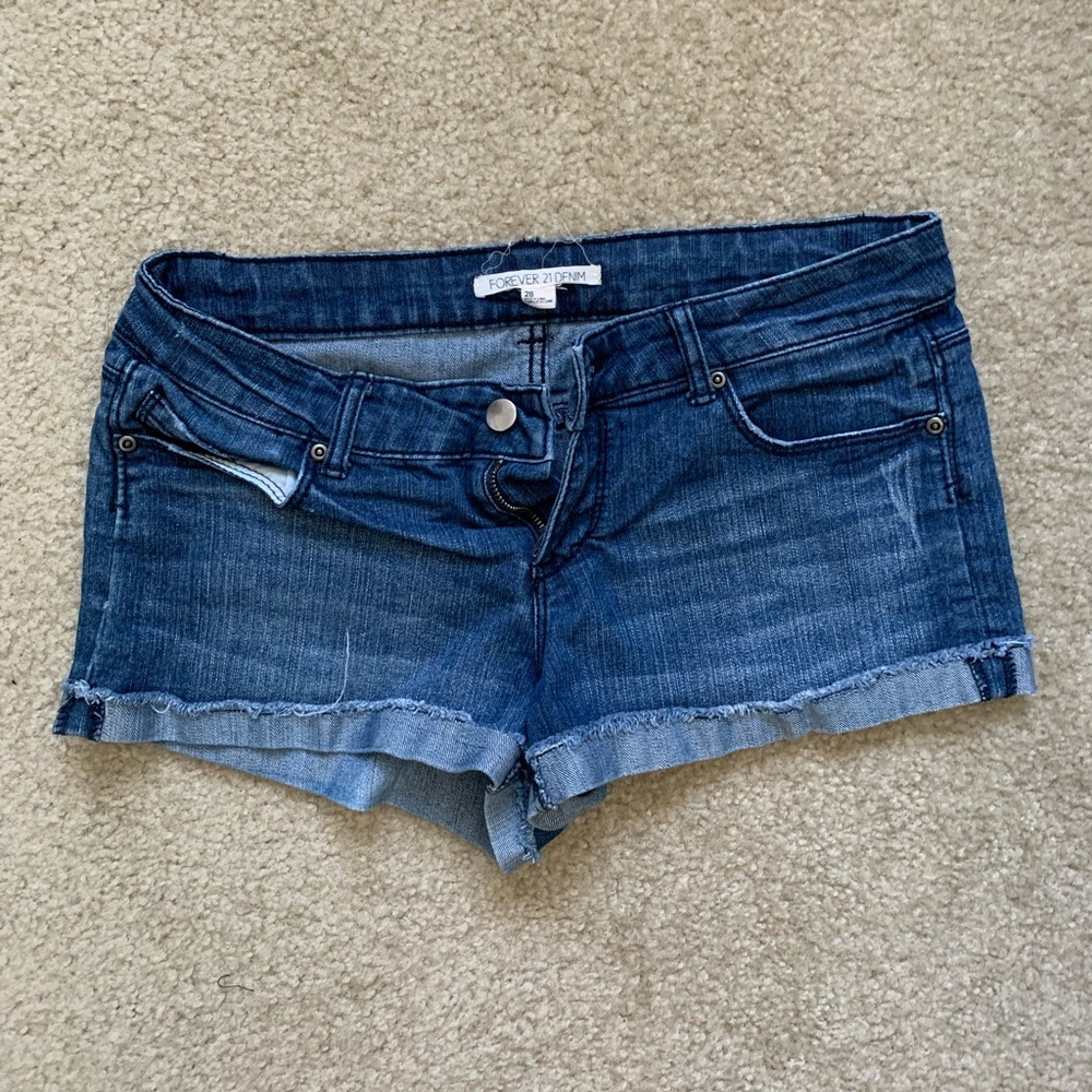 Forever 21 womens denim shorts